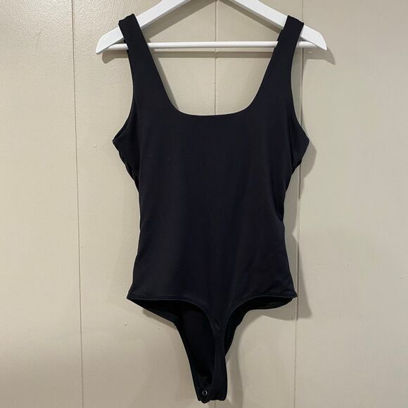 Abercrombie & Fitch Soft Collection Ruched Black Bodysuit Size XS - Picture 2 of 6